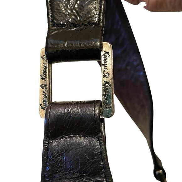 Kippys Y2K Iridescent Holo Leather Swarovski Crystal Embellished Shoulder Bag - Picture 13 of 16